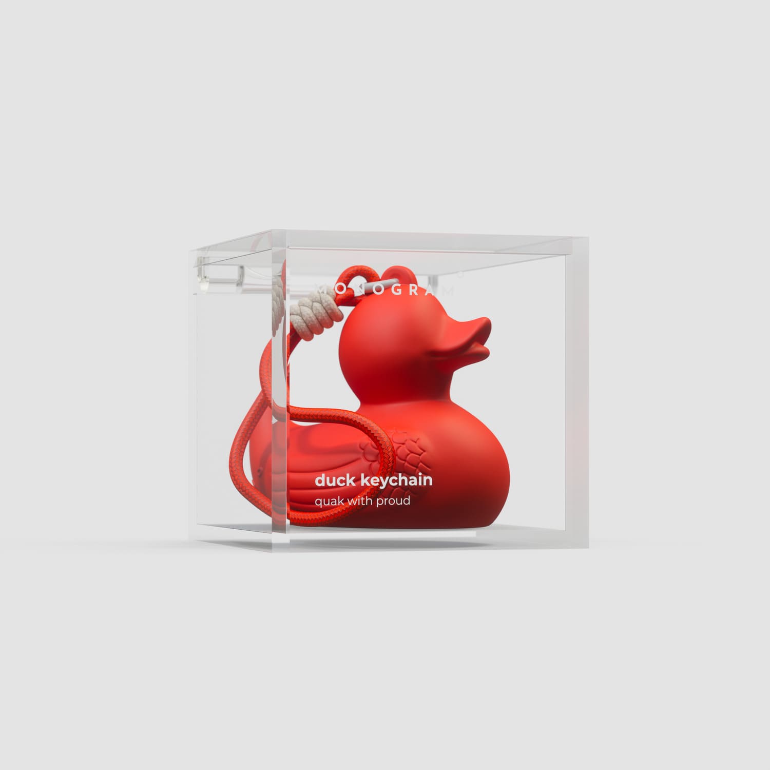 Брелоки уточки Monogram Colour