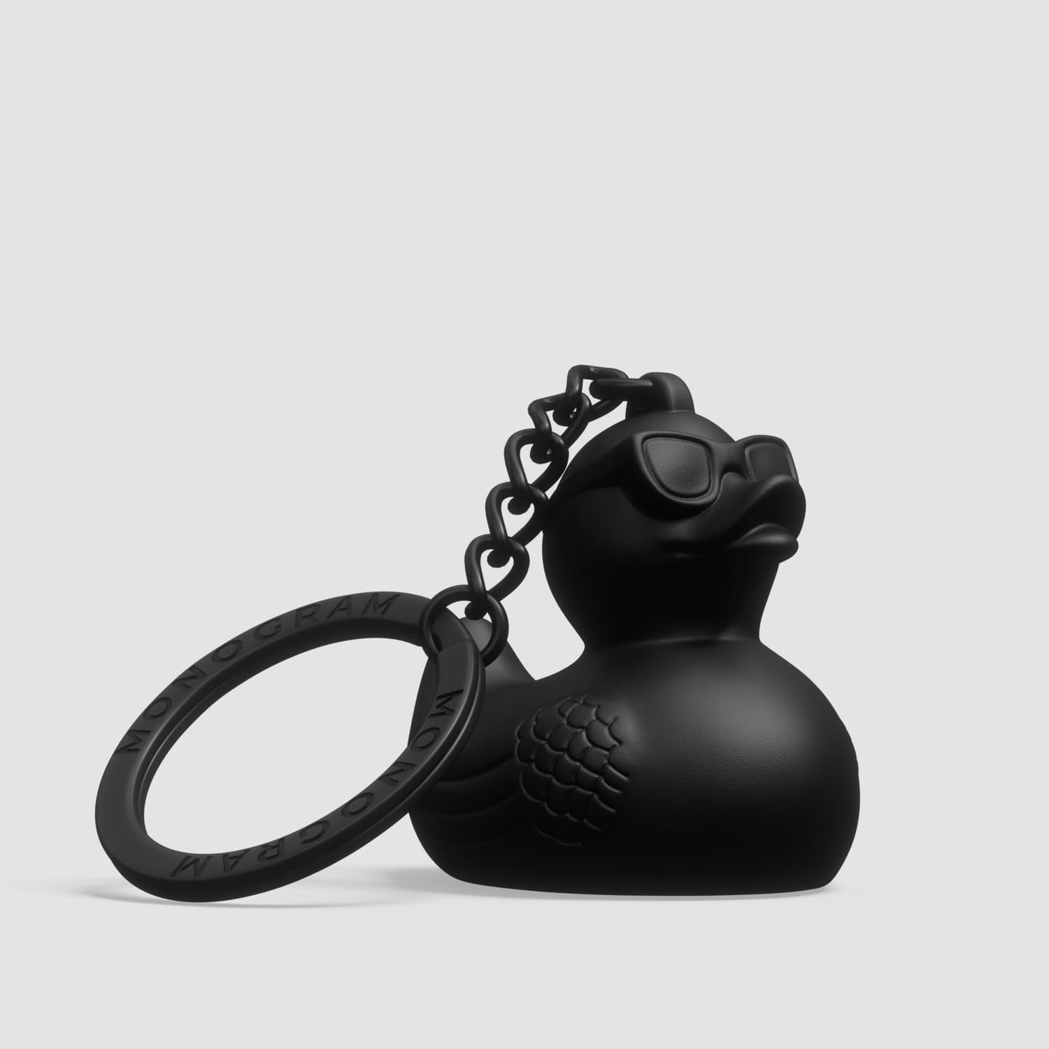 Брелок уточка в очках Monogram 1024. Тестирование названия