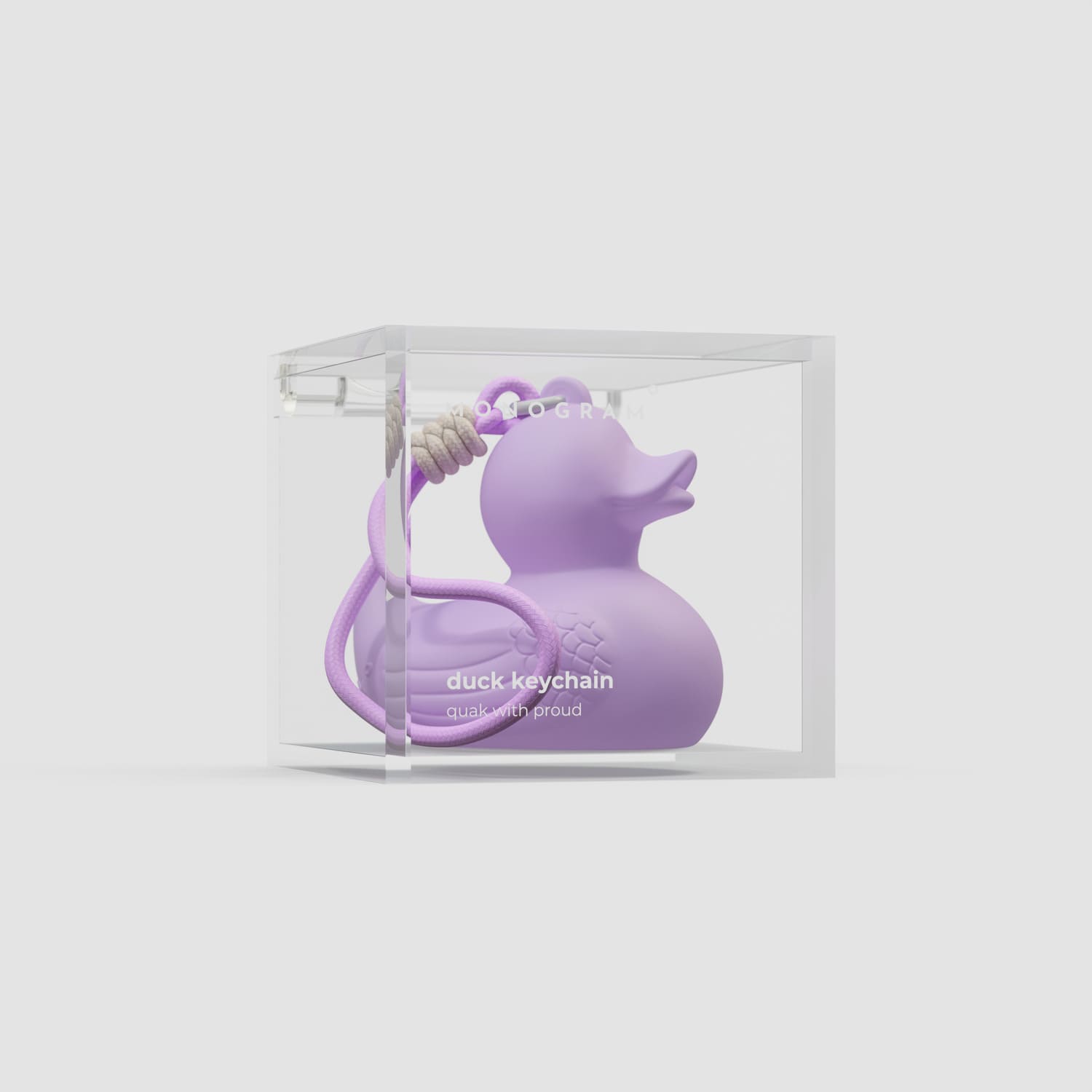 Брелоки уточки Monogram Colour